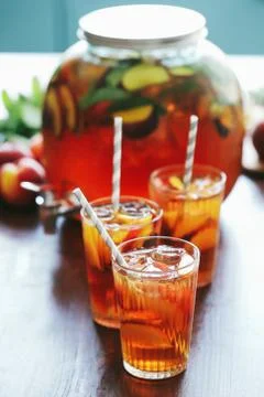 Ice tea drink Stock Photos