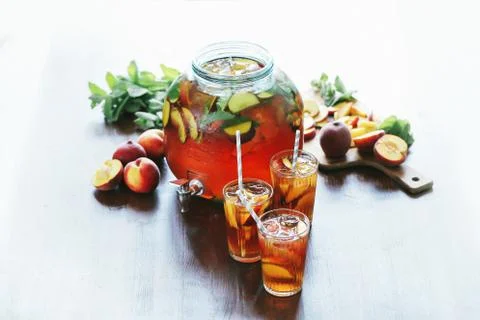 Ice tea drink Stock Photos