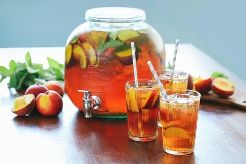 Ice tea drink Stock Photos