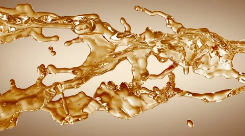 Ice Tea Splash. Slow motion. Stock Footage 46299601