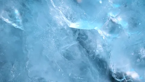 Ice texture background, Abstract natural ice texture. Freezy ice structure Stock Footage 295199238