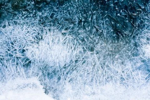 Ice texture background Stock Photos