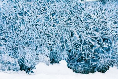 Ice texture background Stock Photos
