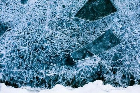 Ice texture background Stock Photos