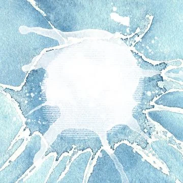 Ice texture with crack, creative background for text Stock Illustration