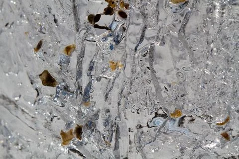 Ice texture crystal, blue tones background Stock Photos