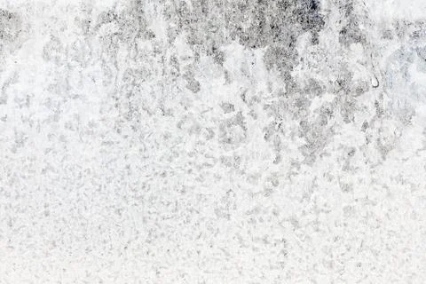 Ice texture on frozen window Stock Photos