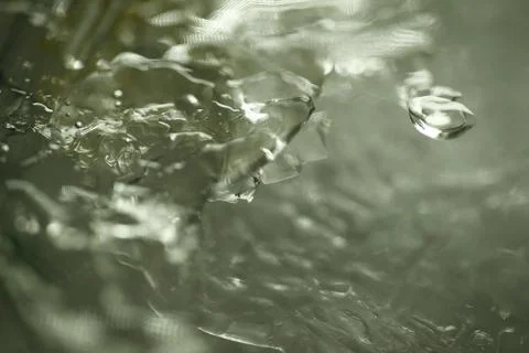 Ice Texture on the glass Stock Photos