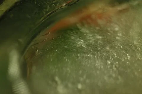 Ice Texture on the glass Stock Photos