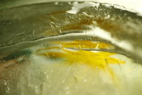 Ice Texture on the glass Stock Photos