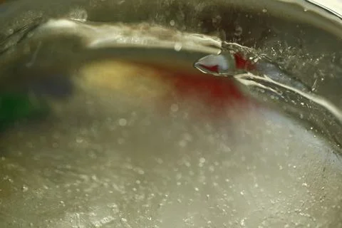 Ice Texture on the glass Stock Photos