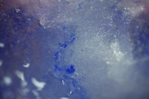 Ice Texture on the glass Stock Photos