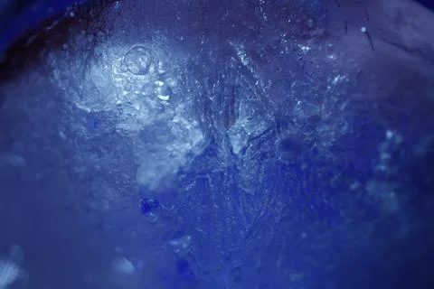 Ice Texture on the glass Stock Photos