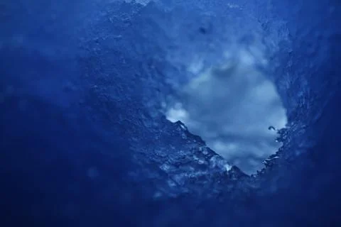 Ice Texture on the glass Stock Photos