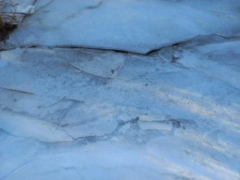 Ice texture. icicles. winter. winter weather. stilt and snow. cracks in the.. Stock Photos