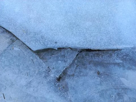 Ice texture. icicles. winter. winter weather. stilt and snow. cracks in the.. Stock Photos