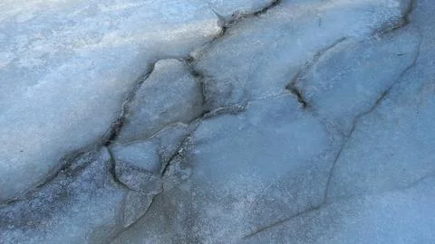Ice texture. icicles. winter. winter weather. stilt and snow. cracks in the.. Stock Photos