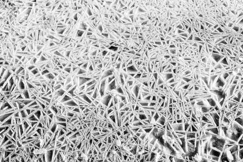 Ice Texture on the River Фото