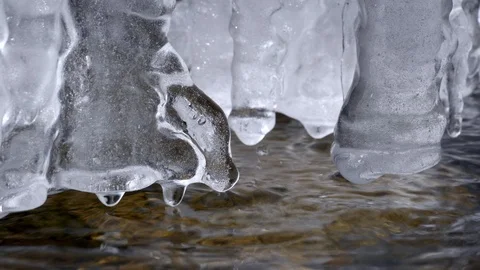 Ice thawing in spring Stock-Footage 88868294