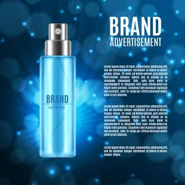 Ice toner ads Stock Illustration