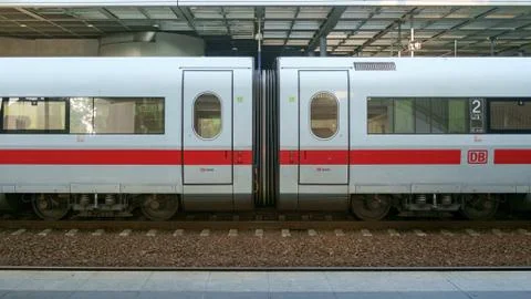 ICE train at Berlin Station Stock Photos