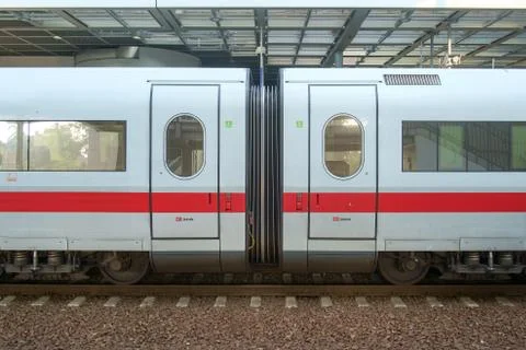 ICE train at Berlin Station Stock Photos