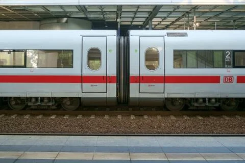 ICE train at Berlin Station Stock Photos