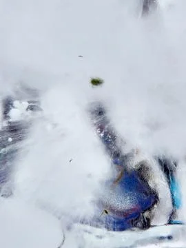 Ice transparent texture Stock Photos