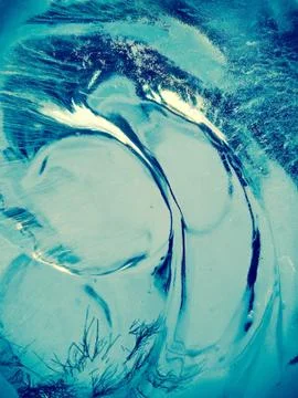 Ice transparent texture Stock Photos