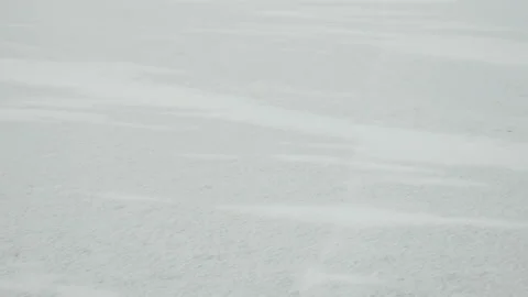 Ice under the snow  breaking ice under snow Vídeo Stock 144173623