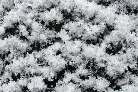 Ice on Van Window Stock Photos