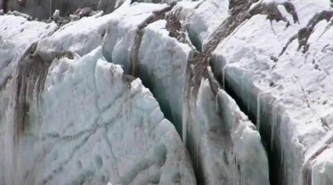 Ice wall Stock Footage 491884