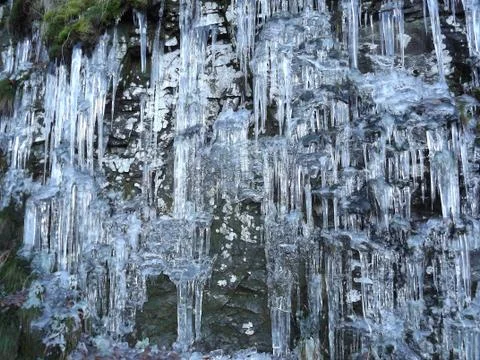Ice wall Stock Photos