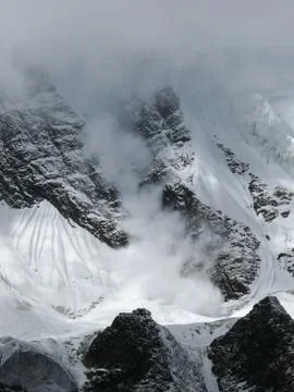 The ice wall Foto stock