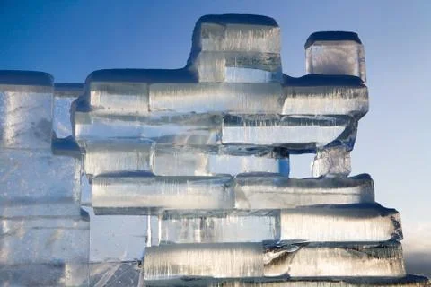 Ice wall Stock Photos