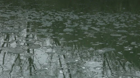 Ice on the water Stock Footage 34348167