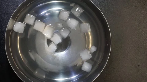 Ice in the water Stock Footage 97410342