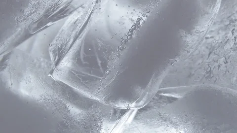 Ice in water07 Stock Footage 106650066