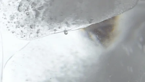 Ice in water11 Stock Footage 106709863