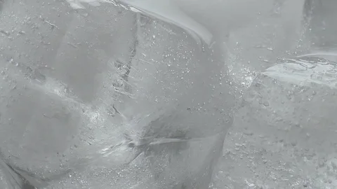 Ice in water14 Stock Footage 106710075