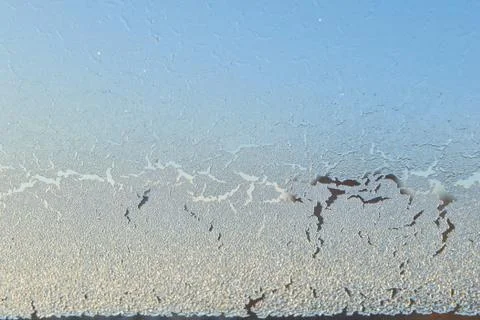 Ice on a window, background Foto stock