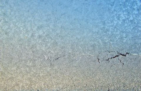 Ice on a window, background Stock Photos