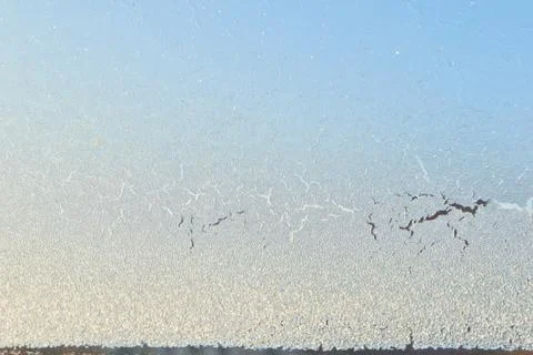 Ice on a window, background Stock Photos