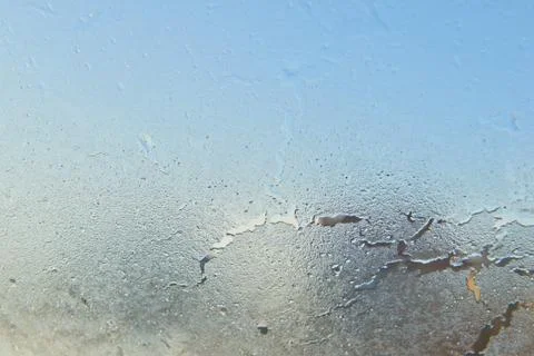 Ice on a window, background Foto stock