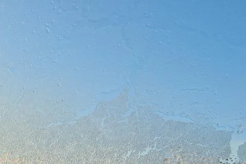 Ice on a window, background Stock Photos