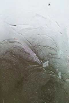 Ice on a window Stock-Fotos