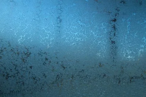 Ice on a window Stock Photos