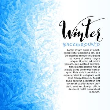 Ice winter background 스톡 일러스트