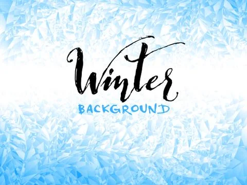 Ice winter background Stock-Illustration
