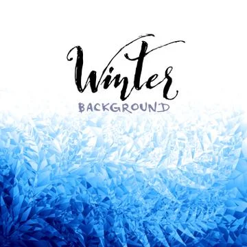Ice winter background Иллюстрация